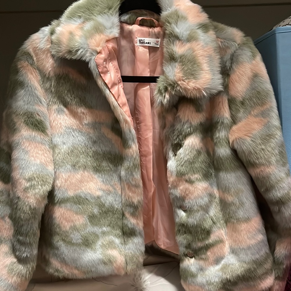 Winter furry jacket